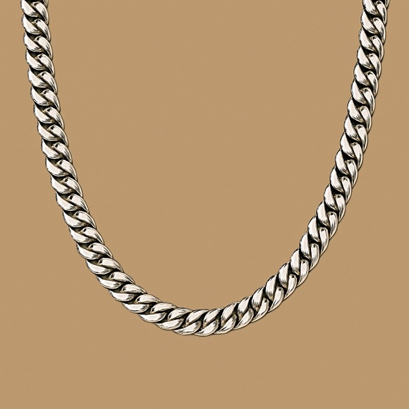 Cuban Link Chain Necklace for Men and Women - Picture 1 of 5